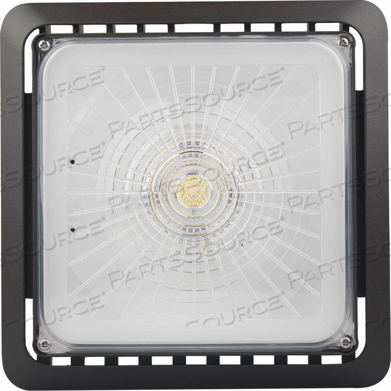 COMMERCIAL LED SQUARE CANOPY LIGHTING, 75W, 9400 LUMENS, 5000K, IP65, UL, DLC PREMIUM by JD International Lighting