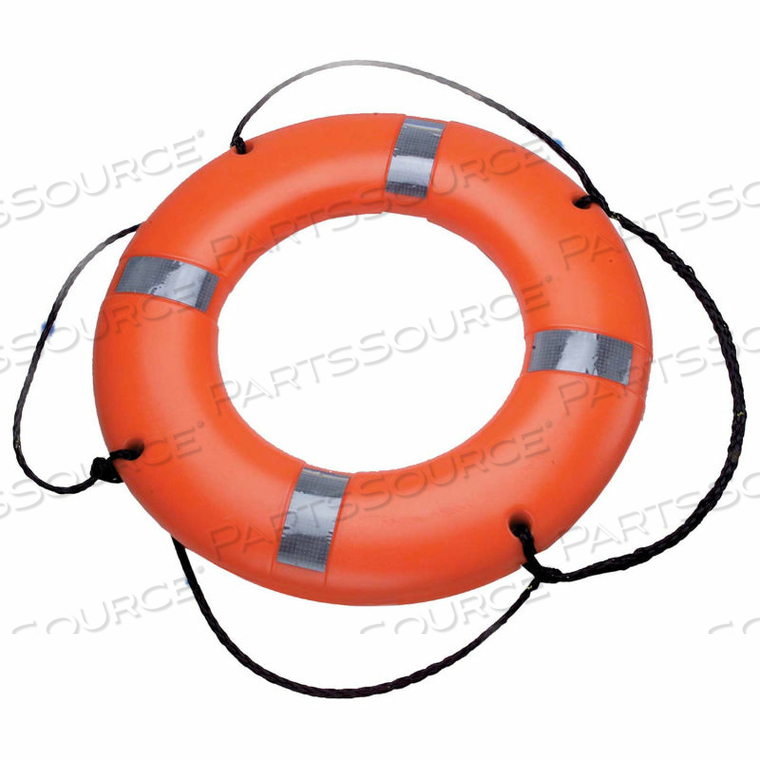 LIFE RING W/TAPE, USCG/TC, ORANGE, 24" by Datrex Inc. LIFE RING W/TAPE, USCG/TC, ORANGE, 24" by Datrex Inc.