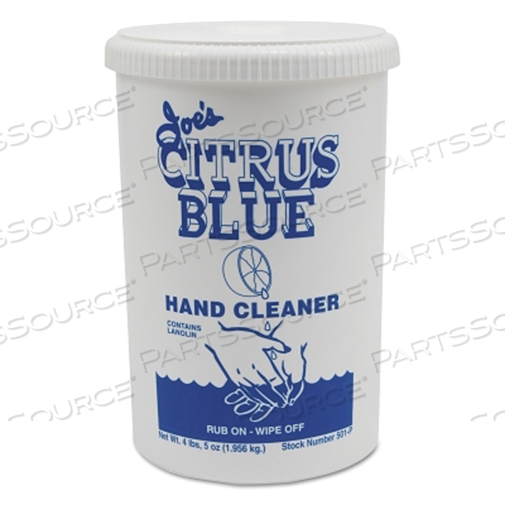 CITRUS BLUE, PLASTIC CONTAINER, 4.5 LB by Kleen Products LLC CITRUS BLUE, PLASTIC CONTAINER, 4.5 LB by Kleen Products LLC