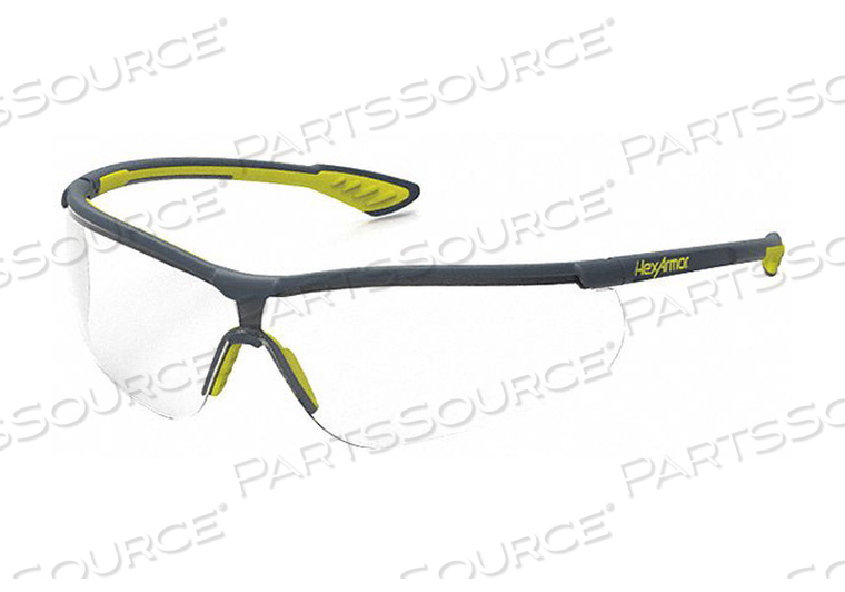 SAFETY GLASSES CLEAR LENS UNISEX by HexArmor