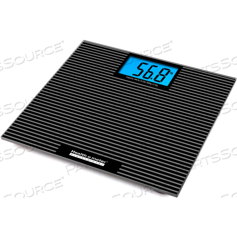 DIG GLASS SCALE W/ BACKLIGHT by Health O Meter Professional Scales