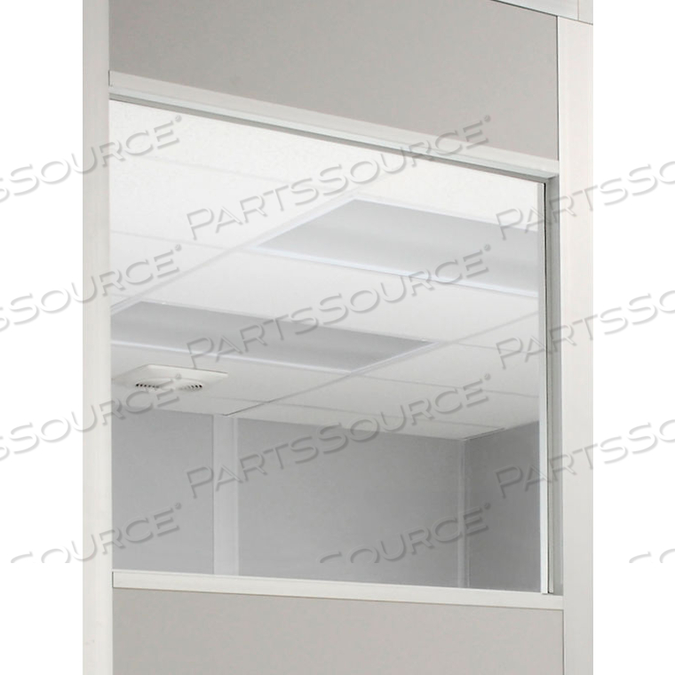 WINDOW FOR 4 FT PANEL 1/4 INCH CLEAR TEMPERED SAFETY GLASS 