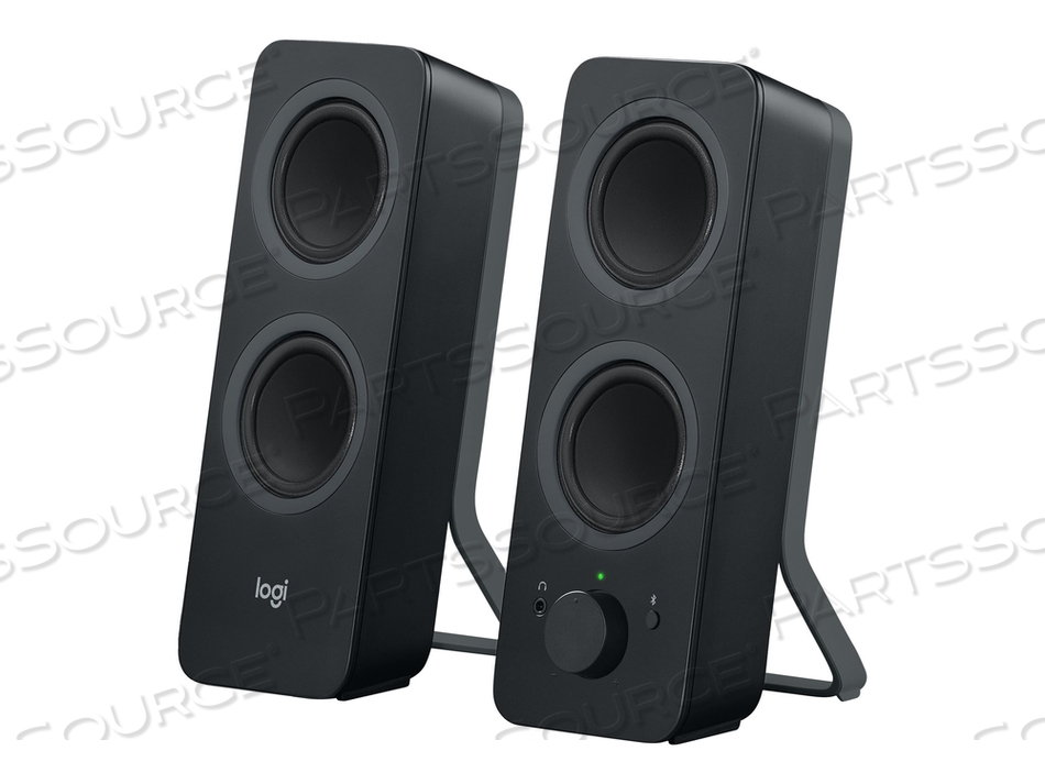 LOGITECH Z207 - SPEAKERS - FOR PC - 2.0-CHANNEL - WIRELESS - BLUETOOTH - 5 WATT (TOTAL) - BLACK by Logitech