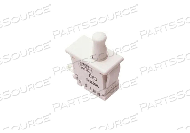 PUSHBUTTON SWITCH, THERMOPLASTIC POLYESTER, 125 VAC, NO/NC CONTACT, ON-OFF CONTACT, DPDT, PANEL MOUNTING, -40 TO 85 DEG C, MEETS CULUS, VDE by Newark / Element 14