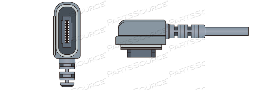 HOLTER PATIENT CABLE, 4 MM, 2 FT CABLE, GRAY, MEETS FDA, CE, ISO, ROHS HOLTER PATIENT CABLE, 4 MM, 2 FT CABLE, GRAY, MEETS FDA, CE, ISO, ROHS