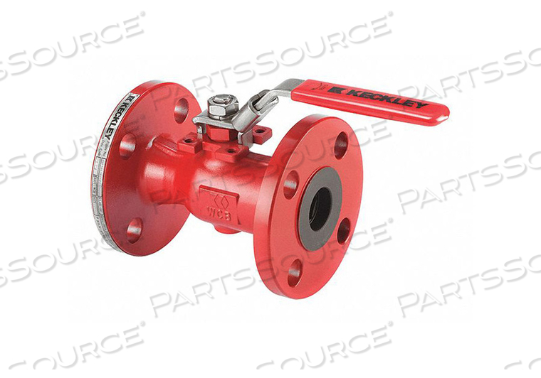 BALL VALVE CS 150 LB FLANGE 1IN 285 CWP by Keckley BALL VALVE CS 150 LB FLANGE 1IN 285 CWP by Keckley