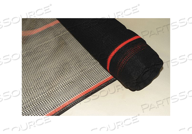 BOEN FIRE RESISTANT SAFETY NETTING, 8.6 FT. X 150 FT., BLACK, 1 ROLL by Jaydee Group