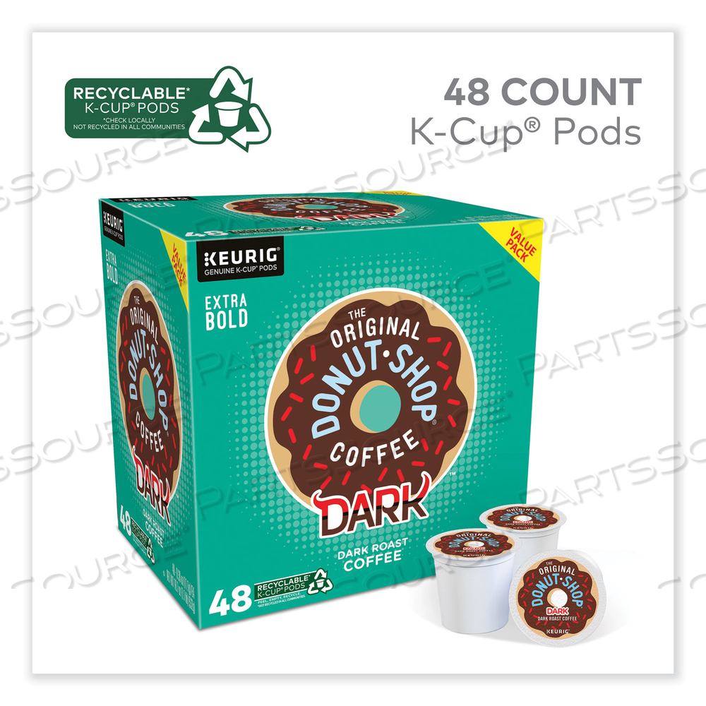 DARK K-CUPS, REGULAR EXTRA BOLD by The Original Donut Shop