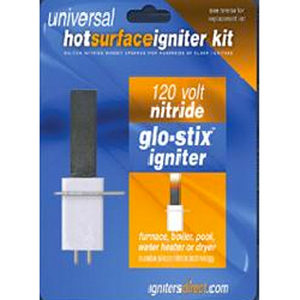 FLAT UNIVERSAL HOT SURFACE IGNITER KIT REPLACES HSIDRYER IGNITER by Igniters Direct