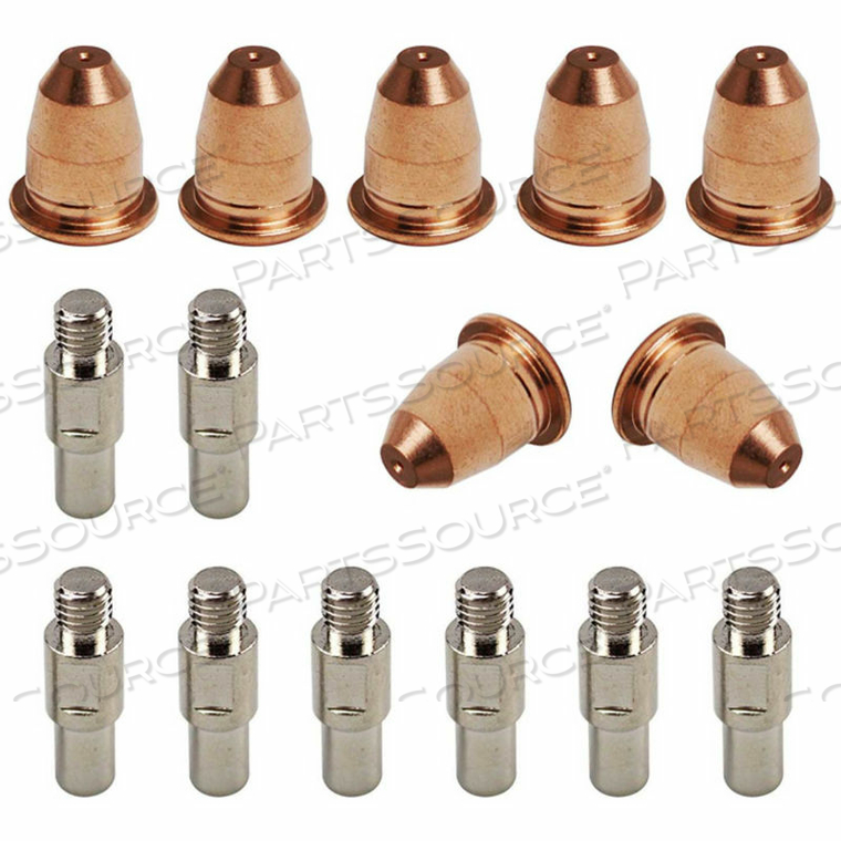 TRAFIMET S45 PLASMA CUTTER TORCH CONSUMABLES, 15 KIT by Longevity, LLC
