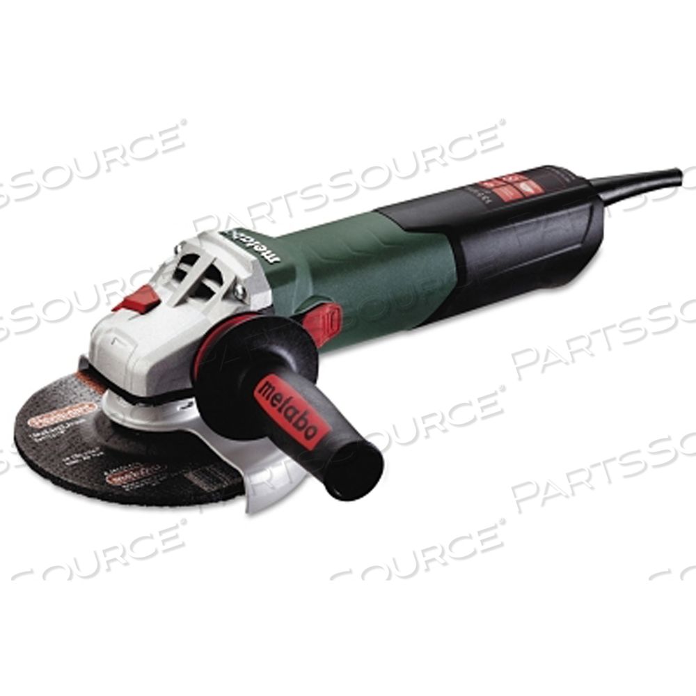 6 IN ANGLE GRINDER, 13.5 A, 9600 RPM, SLIDING SWITCH WITH LOCK by Metabo 6 IN ANGLE GRINDER, 13.5 A, 9600 RPM, SLIDING SWITCH WITH LOCK by Metabo
