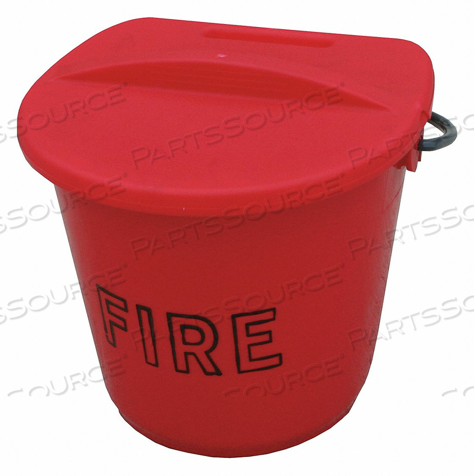 FIRE BUCKET 2.5 GAL. PLASTIC by Flamefighter FIRE BUCKET 2.5 GAL. PLASTIC by Flamefighter