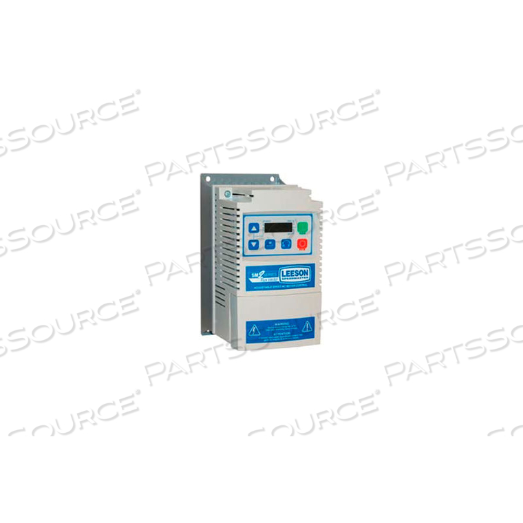 AC CONTROLS VECTOR SERIES DRIVE VFD, PLASTIC, 3PH, 5HP, 400/480V by Leeson AC CONTROLS VECTOR SERIES DRIVE VFD, PLASTIC, 3PH, 5HP, 400/480V by Leeson