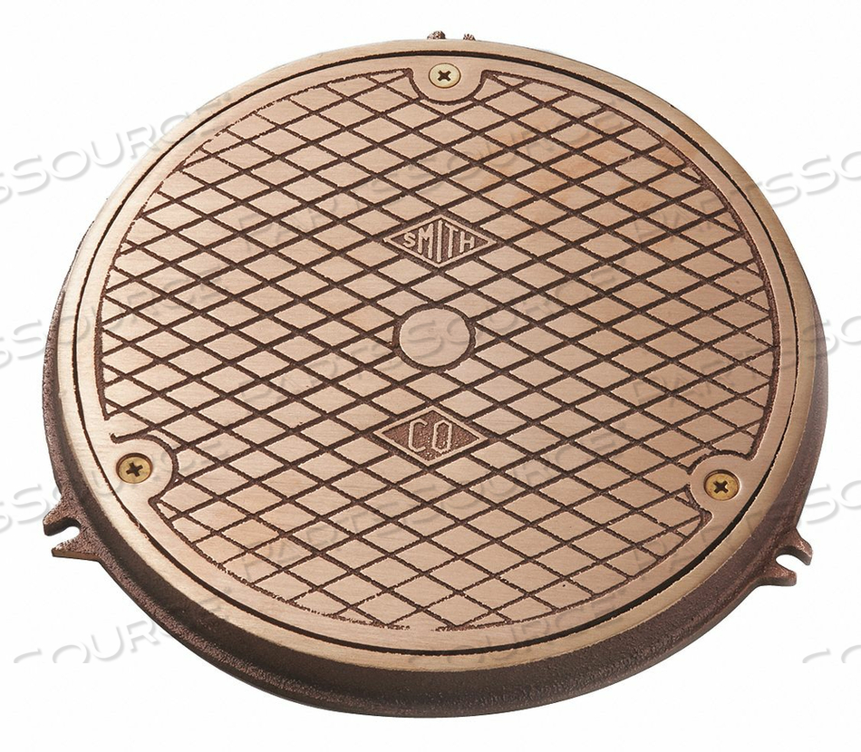 FLOOR CLEANOUT ROUND NICKEL BRONZE by Jay R. Smith Mfg. Co