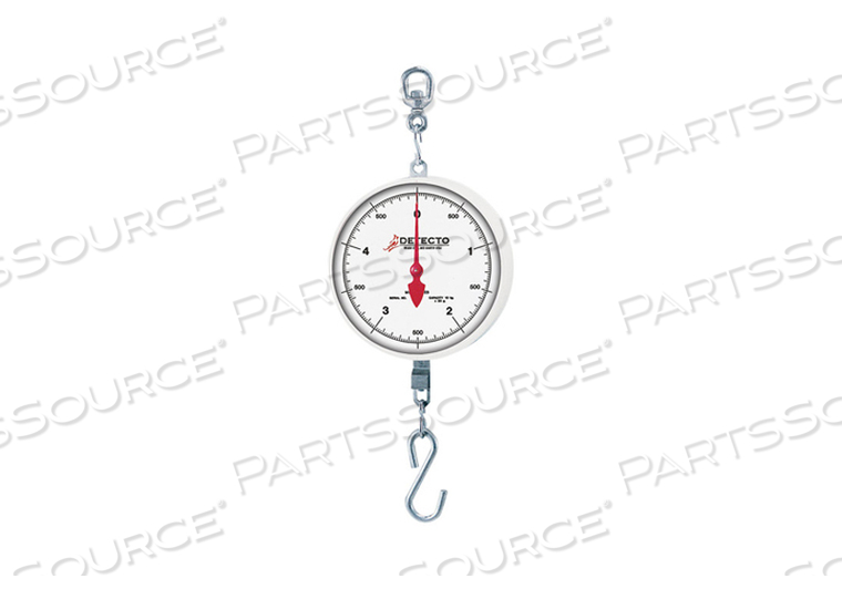 HANGING HOOK SCALE WITH DOUBLE DIAL, 20 LB, STAINLESS STEEL by Detecto Scale / Cardinal Scale HANGING HOOK SCALE WITH DOUBLE DIAL, 20 LB, STAINLESS STEEL by Detecto Scale / Cardinal Scale