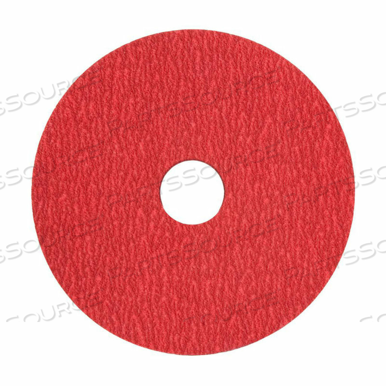 RESIN FIBER DISC, CERAMIC, 4 1/2" X 7/8", 80 GRIT by VSM