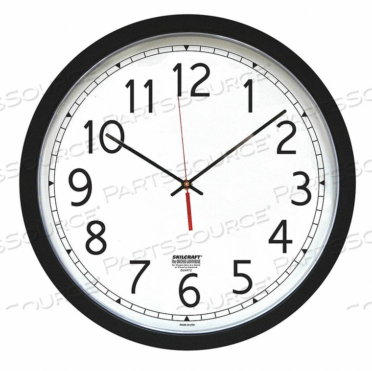 WALL CLOCK ANALOG BATTERY by Ability One