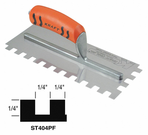 TROWEL SQUARE NOTCH FOR CERAMIC/WOOD by Superior Tile Cutter TROWEL SQUARE NOTCH FOR CERAMIC/WOOD by Superior Tile Cutter