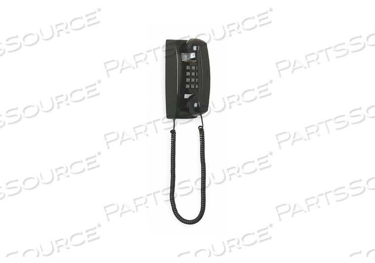 STANDARD WALL PHONE BLACK by Cetis
