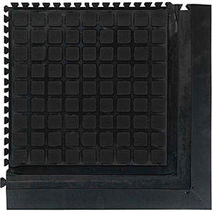 HOG HEAVEN III COMFORT MODULAR CORNER TILE 3/4" THICK 1.5' BLACK by Andersen Company
