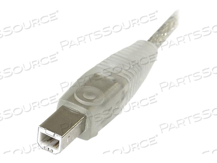 15 FT TRANSPARENT USB 2.0 CABLE - A TO B by StarTech.com Ltd.