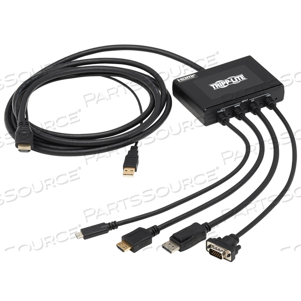 4X1 HDMI PRES ADAPTER, 4K 60HZ by Tripp Lite