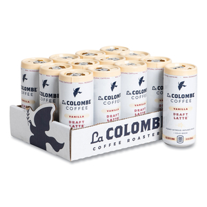 COLD BREW DRAFT LATTE, VANILLA, 9 OZ CAN, 12/CARTON by La Colombe