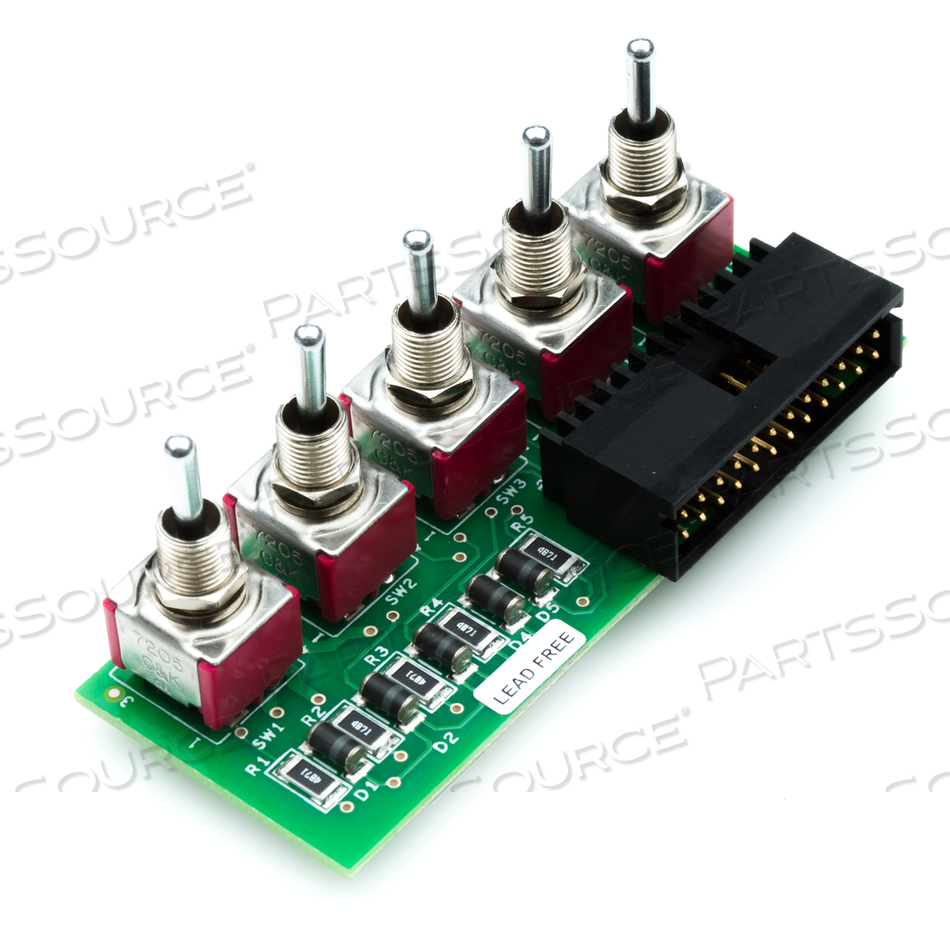 ASSEMBLY, OVERRIDE SWITCH BOARD, ONE SWITCH SIDE CONNECTOR TYPE, FOR AMSCO® 3085 SURGICAL TABLE by STERIS Corporation
