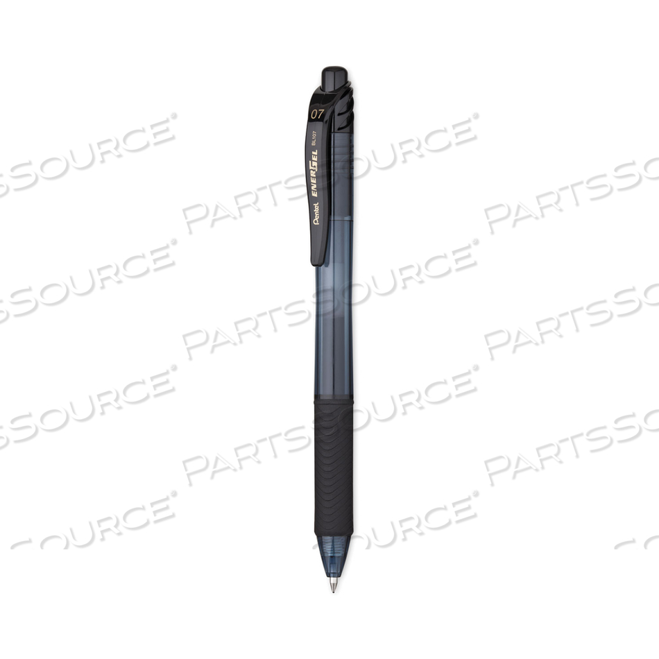 ENERGEL-X GEL PEN, RETRACTABLE, MEDIUM 0.7 MM, BLACK INK, BLACK BARREL by Pentel of America ENERGEL-X GEL PEN, RETRACTABLE, MEDIUM 0.7 MM, BLACK INK, BLACK BARREL by Pentel of America