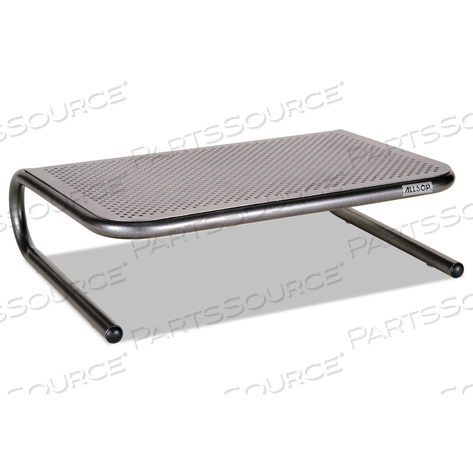 METAL ART JR. MONITOR STAND, 14.75" X 11" X 4.25", PEWTER, SUPPORTS 40 LBS 