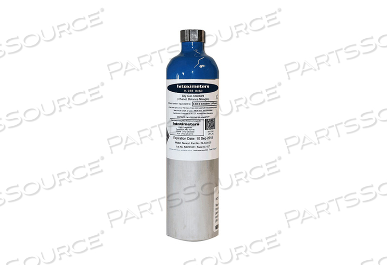 108 LITER DRY GAS TANK (.082) C by Intoximeters, Inc.