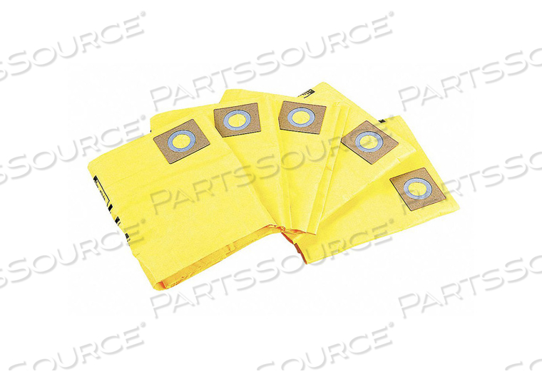 VACUUM BAG PAPER 2-PLY REUSABLE PK5 