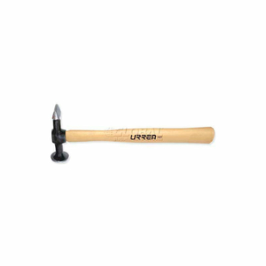 BODYWORK/FINISHING HAMMER, 12-1/4" LONG, W/ROUND & FLAT TIPS, OAK HANDLE by Urrea Professional Tools