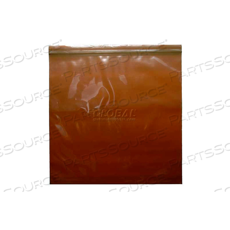 AMBER SEAL TOP BAG, 3 MIL, 2-1/2" X 9", PKG QTY 1000 by Elkay Plastics