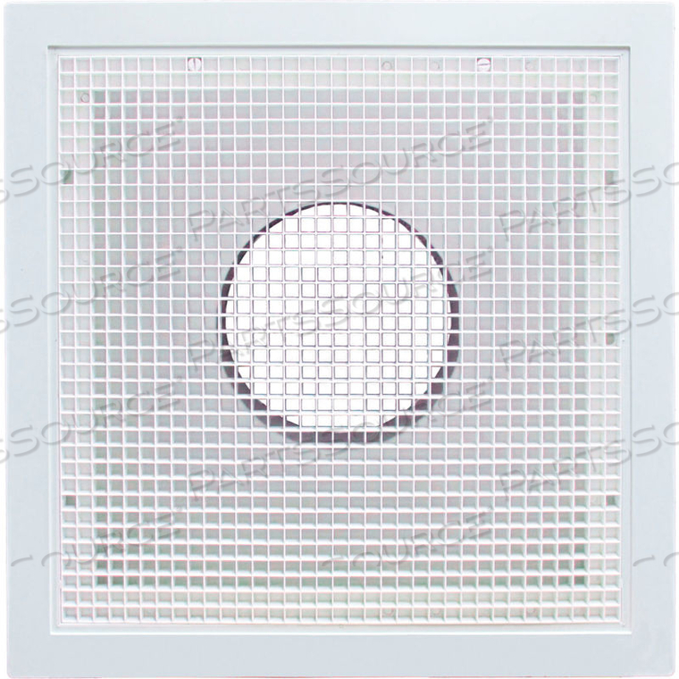STRATUS PLASTIC RETURN FILTER GRILLE, 10" DUCT, T-GRID, WHITE by American Louver