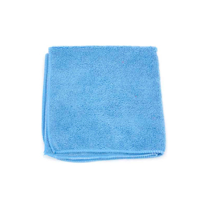 MICROWORKS MICROFIBER TOWEL 12" X 12" 220GSM, BLUE 12 TOWELS/PACK by Hospeco