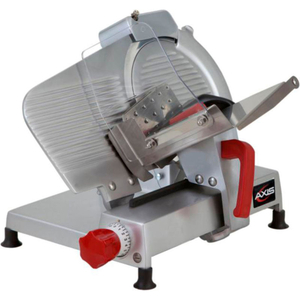 AXIS - MEAT SLICER, 10" BLADE, MANUAL, POLY V-BELT DRIVE SYSTEM by Mvp Group Corporation