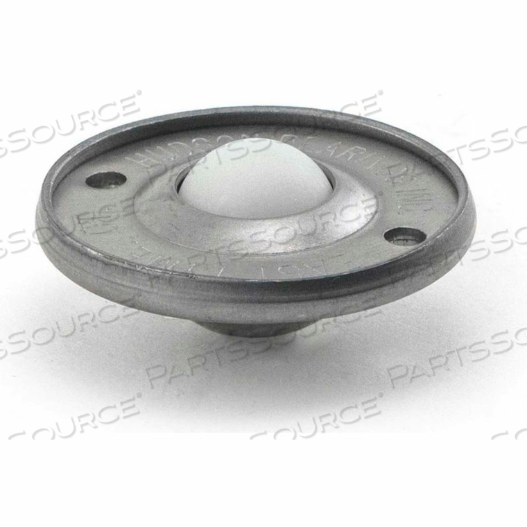 5/8" NYLON BALL CARBON STEEL LOW PROFILE FLYING SAUCER BALL TRANSFER by Hudson Bearings LLC