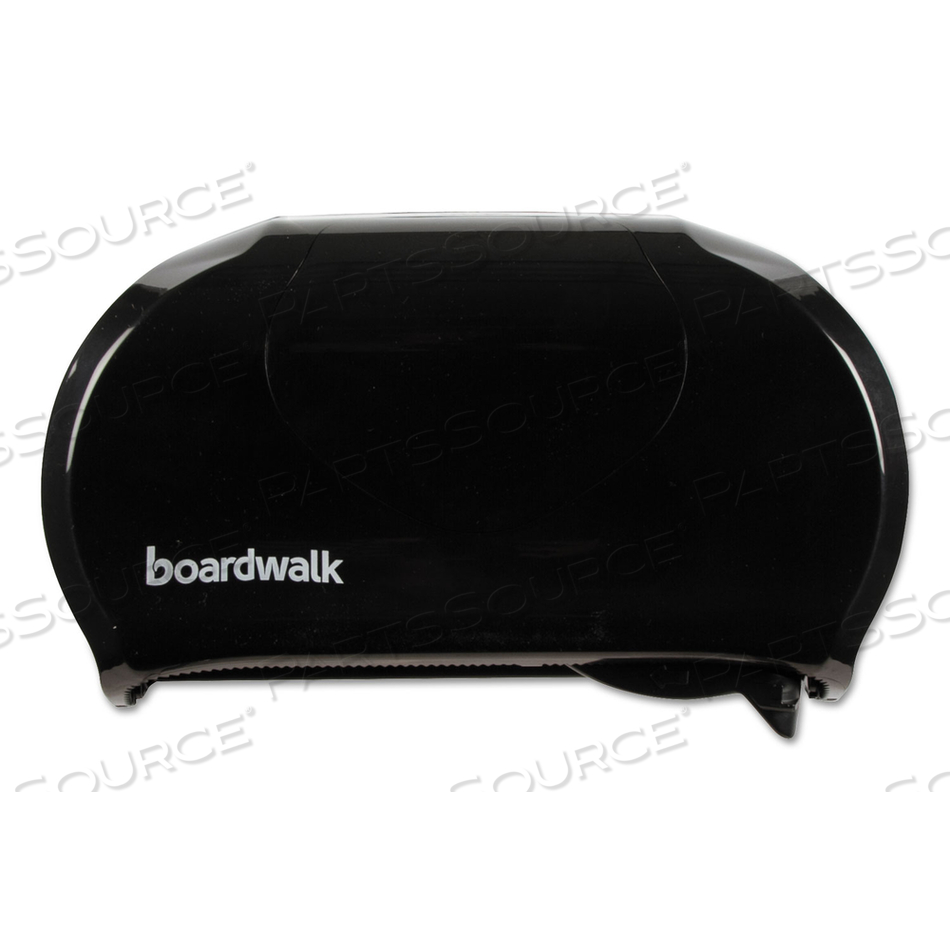 STANDARD TWIN TOILET TISSUE DISPENSER, 13 X 6.75 X 8.75, BLACK by Boardwalk