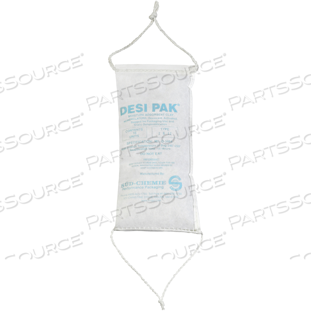 DESICCANT BAGS, STRING SEWN, 4 3/4" X 9 1/2" X 1 1/2", WHITE, 150/CASE by BOX Partners (Box Acquisitions, LLC)