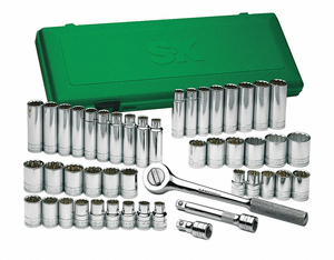 SOCKET WRENCH SET 1/2 IN DR 47 PC by SK Professional Tools