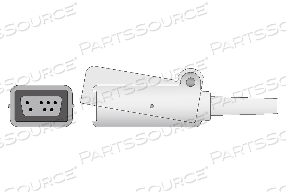 REUSABLE SPO2 ADAPTER, NELLCOR OXISMART, 7 FT 