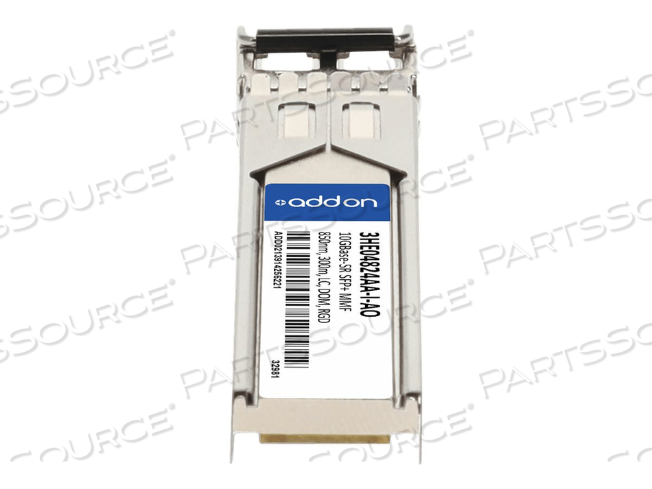 ADDON, SFP+ TRANSCEIVER MODULE (EQUIVALENT TO: ALCATEL-LUCENT NOKIA 3HE04824AA), 10 GIGE, 10GBASE-SR, LC MULTI-MODE, UP TO 984 FT, 850 NM, T by ADDON ADDON, SFP+ TRANSCEIVER MODULE (EQUIVALENT TO: ALCATEL-LUCENT NOKIA 3HE04824AA), 10 GIGE, 10GBASE-SR, LC MULTI-MODE, UP TO 984 FT, 850 NM, T by ADDON
