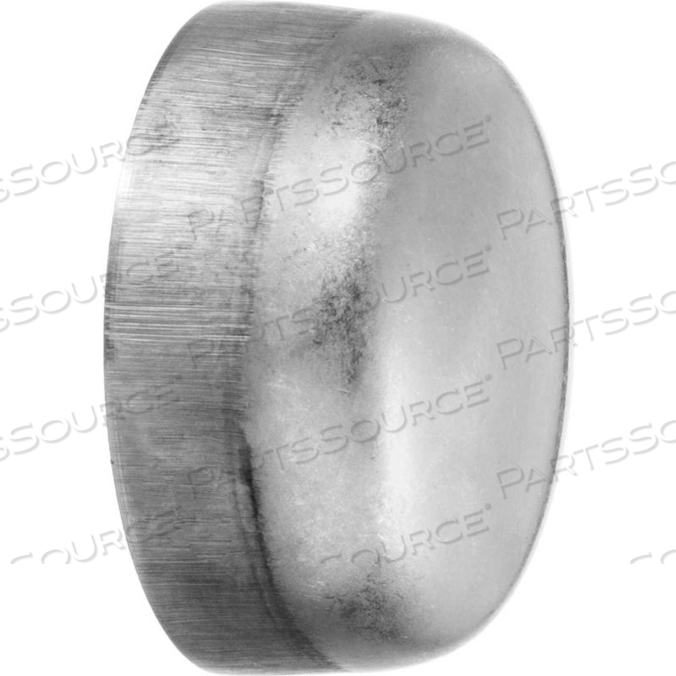 304 STAINLESS STEEL UNPOLISHED CAP FOR BUTT WELD FITTINGS - FOR 1-1/2" TUBE 