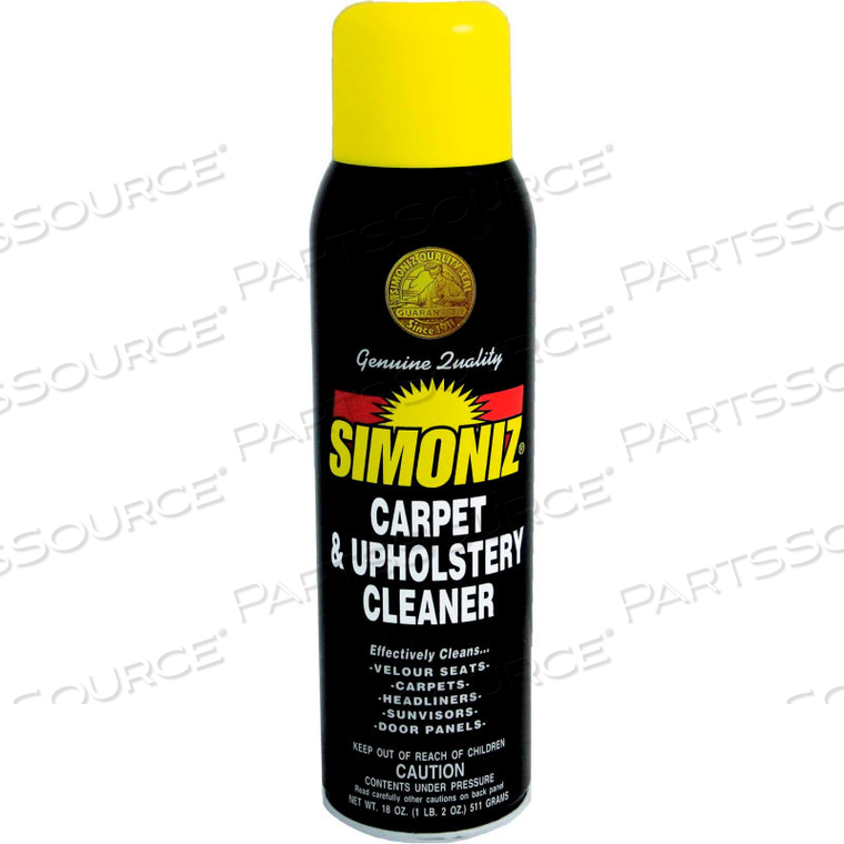 CARPET & UPHOLSTERY CLEANER, 20 OZ. AEROSOL CAN, 12 CANS 