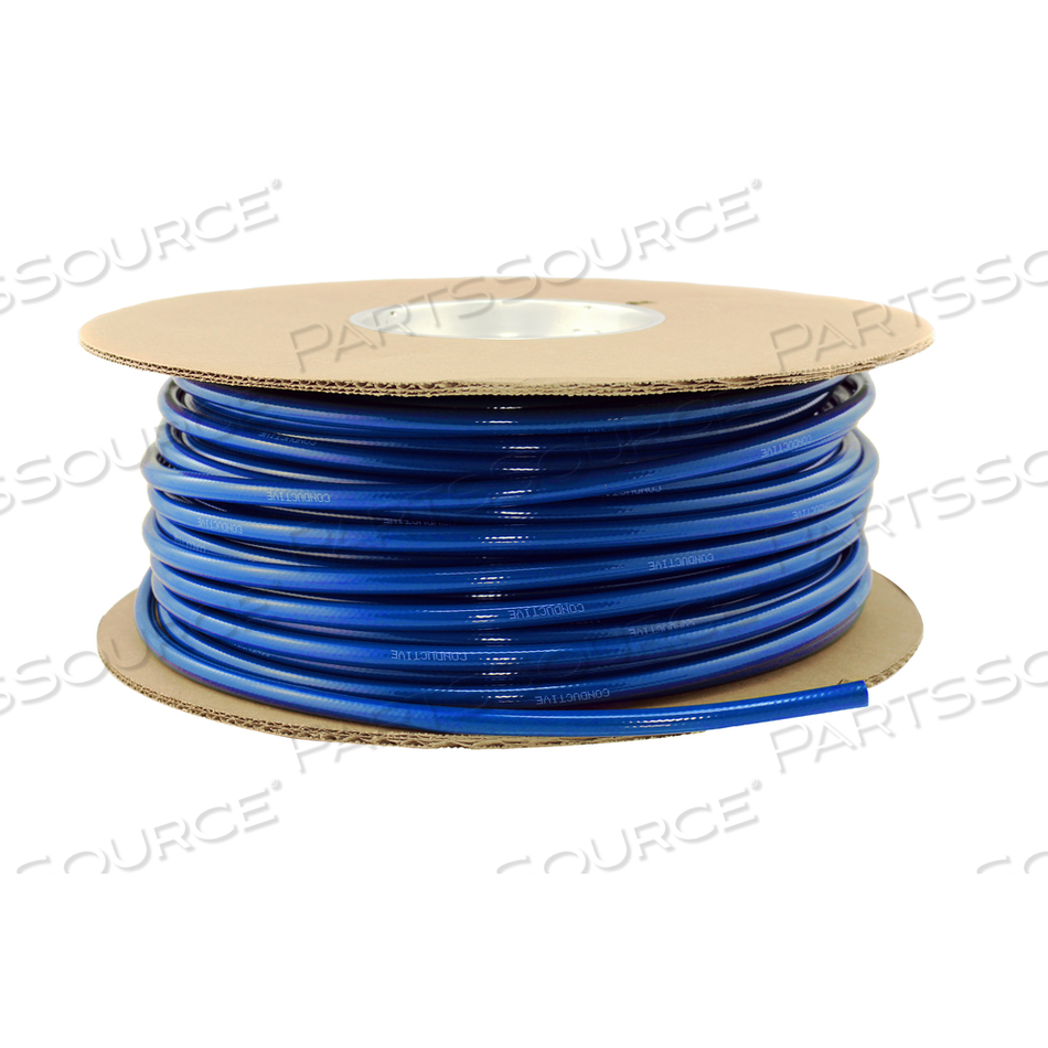 NON CONDUCTIVE HOSE, 1/4 IN ID, 0.46 IN OD, PVC, BLUE, 14 TO 150 DEG F, 200 PSI, MEETS ISO, 250 FT by Bay Corporation