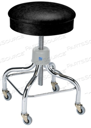 STOOL, WITH SCREW SHAFT, BLACK by Pedigo Products, Inc.