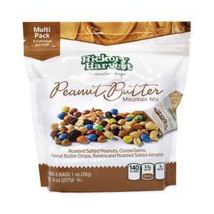 PEANUT BUTTER MOUNTAIN MIX, 1 OZ PACKS, 8 PACKS/POUCH, 3 POUCHES by Hickory Harvest