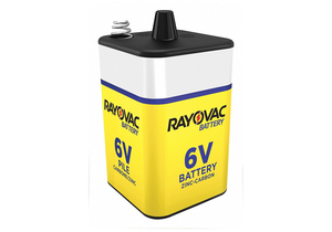 BATTERY LANTERN, CARBON ZINC, 6V, 10 AH by Rayovac