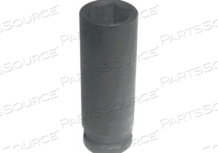 IMPACT SOCKET, SOCKET SIZE 26 MM, SOCKET SHAPE 6-POINT, DRIVE TYPE IMPACT, DRIVE SIZE 1/2 IN, COMPATIBLE FASTENER TYPE BOLTS, NO, ALLOY STEE by Westward